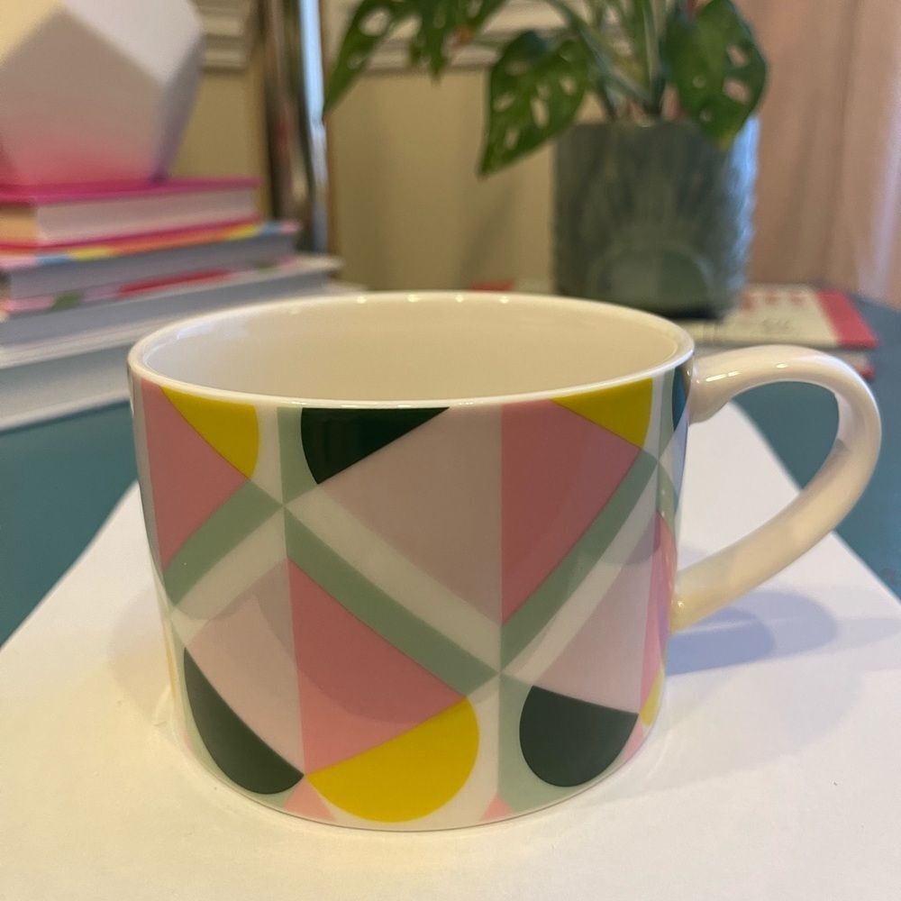 Kate Spade New York Geo Ceramic Coffee/Tea Mug — Great Used Condition